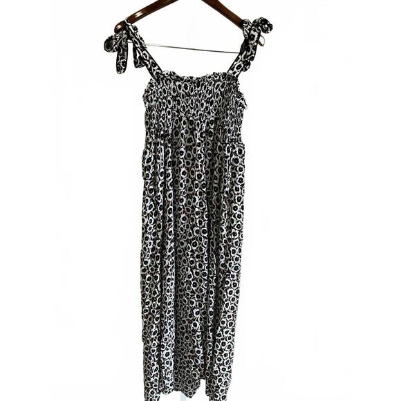 Diane von Furstenberg Women's Maxi Dress with Tie Shoulder Straps. Medium - Picture 5 of 7
